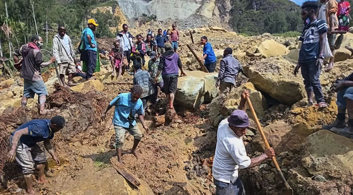 পাপুয়া নিউগিনিতে ভূমিধস, ২ হাজার মানুষের নিহতের শঙ্কা